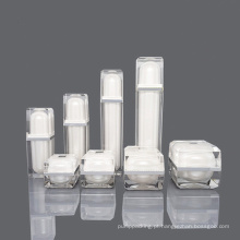 8g 15g 30g 50g Plástico vazio Quente quadrado em estoque 20ml 30ml 40ml 60ml 100ml 120ml pronto para enviar garrafa de loção de luxo